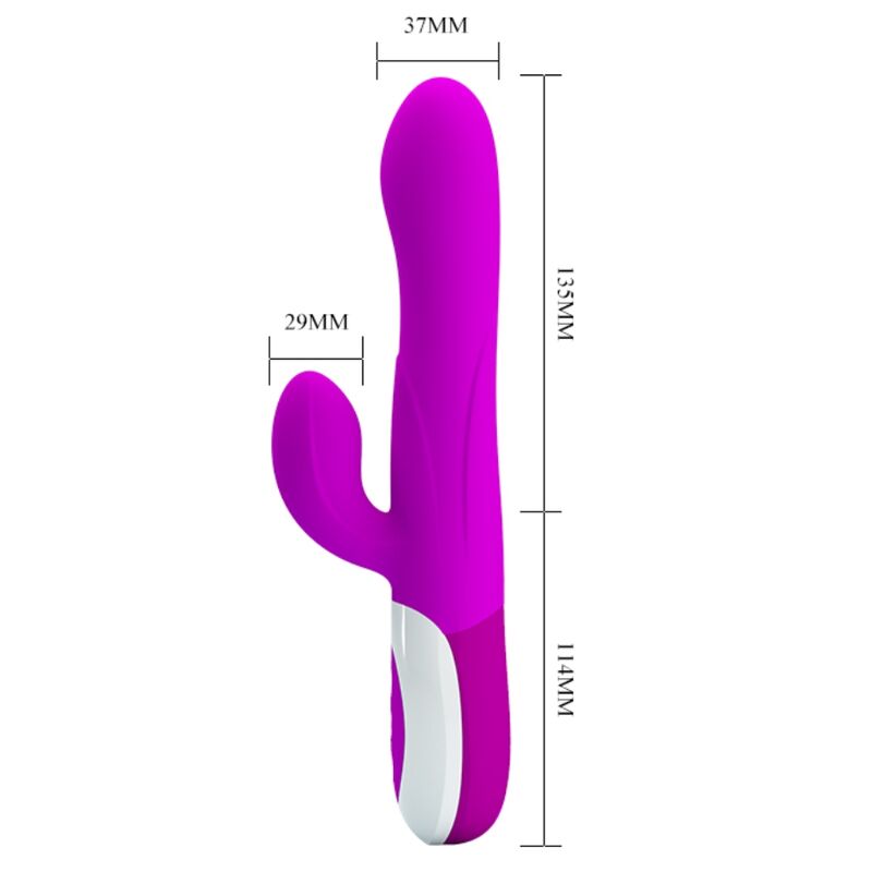 PRETTY LOVE - DEMPSEY RECHARGEABLE INFLATABLE RABBIT VIBRATOR