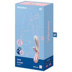 SATISFYER - HOT LOVER G-SPOT VIBRATOR ROSE & BEIGE - APP