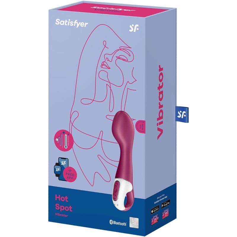 SATISFYER - HOT SPOT G-SPOT VIBRATOR -APP
