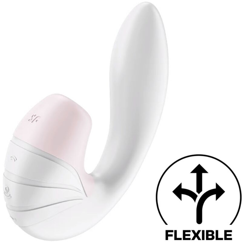 SATISFYER - SUPERNOVA AIR PULSE AND G-SPOT STIMULATOR & VIBRATION WHITE