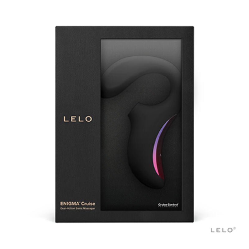 LELO - G-SPOT ENIGMA CRUISE DOUBLE STIMULATION SONIC MASSAGER BLACK