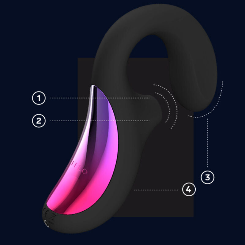 LELO - G-SPOT ENIGMA CRUISE DOUBLE STIMULATION SONIC MASSAGER BLACK