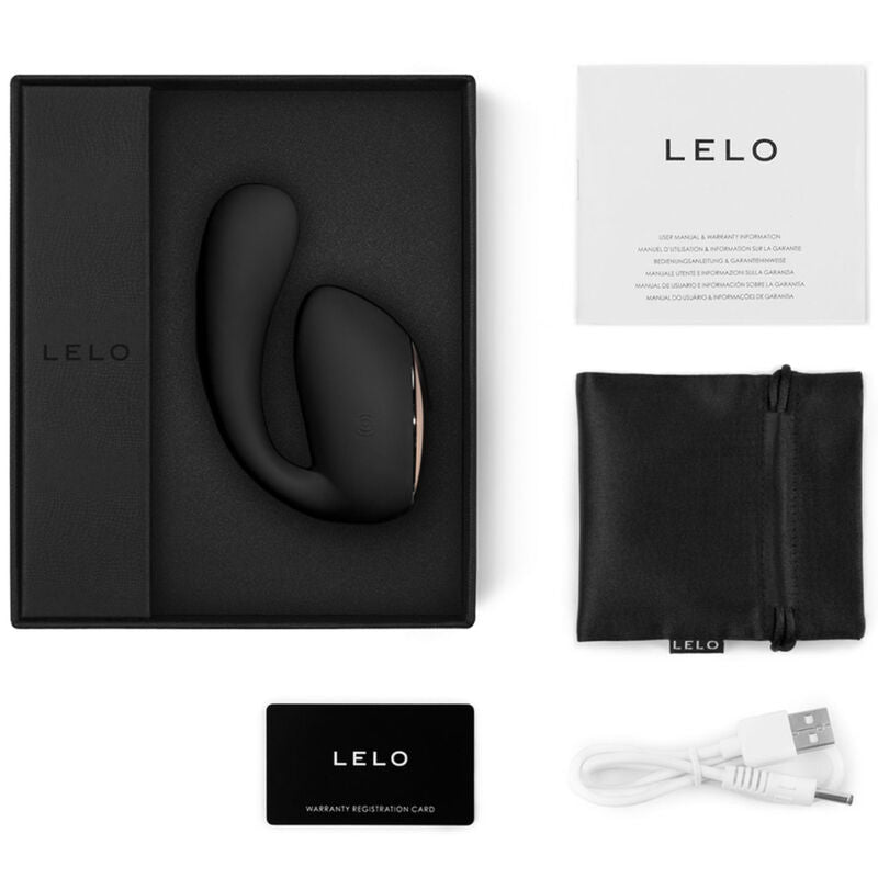 LELO - IDA WAVE COUPLES & G-SPOT VIBRATOR BLACK