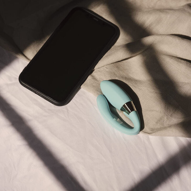 LELO - TIANI HARMONY AQUA GREEN COUPLE VIBRATOR - APP