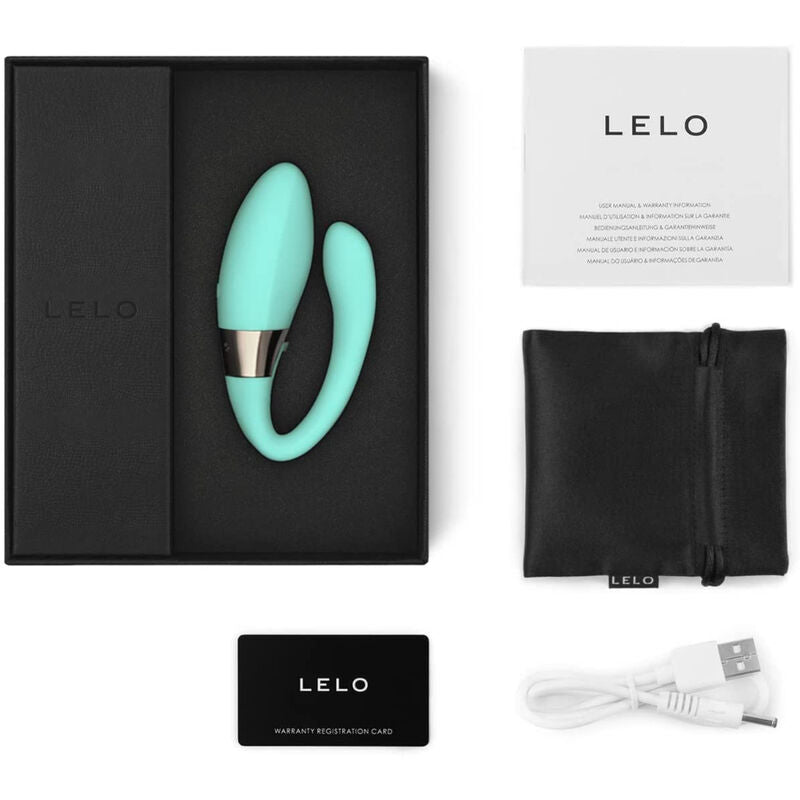 LELO - TIANI HARMONY AQUA GREEN COUPLE VIBRATOR - APP