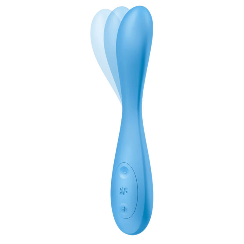 SATISFYER - G-SPOT FLEX 4+  G-SPOT & MULTI VIBRATOR APP BLUE