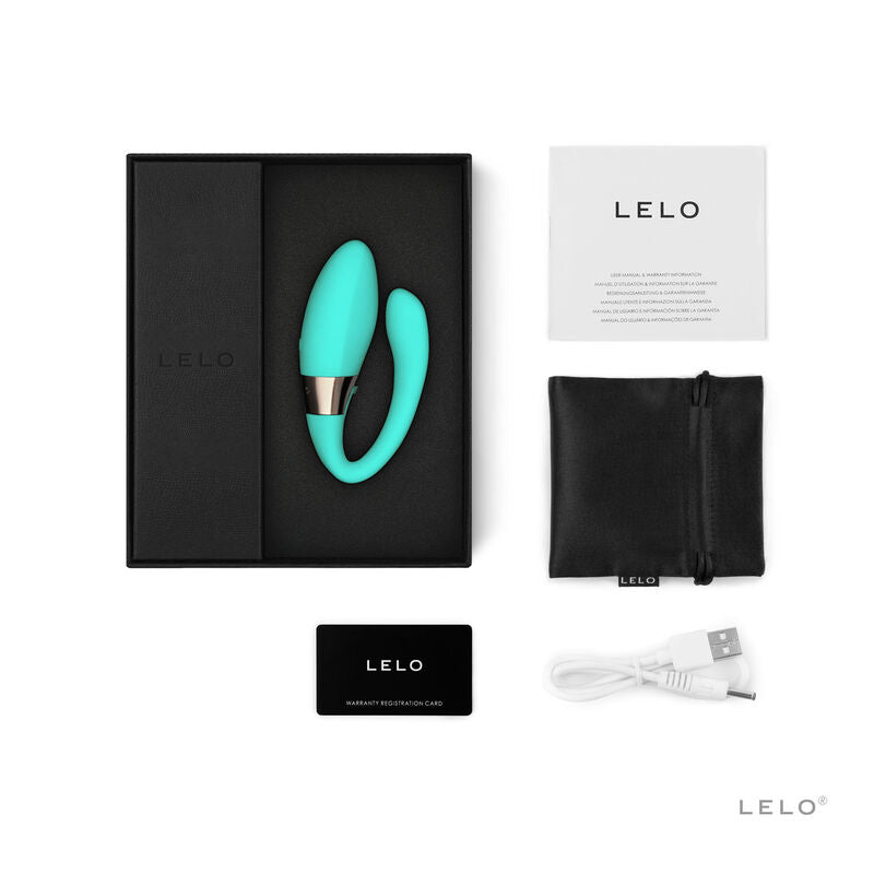 LELO - TIANI HARMONY AQUA GREEN COUPLE VIBRATOR - APP