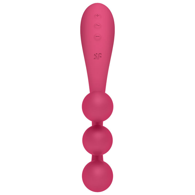 SATISFYER - TRI BALL 1 G-SPOT & MULTI VIBRATOR RED