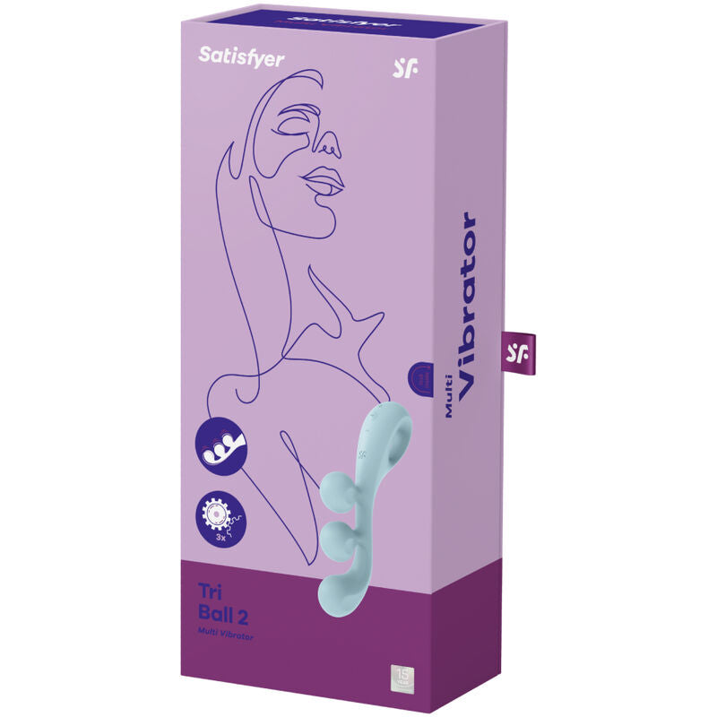 SATISFYER - TRI BALL 2 G-SPOT & MULTI VIBRATOR BLUE