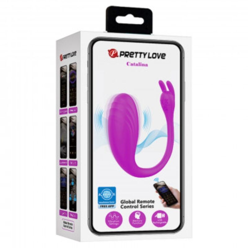PRETTY LOVE - CATALINA G-SPOT MASSAGER FREE APP LILAC
