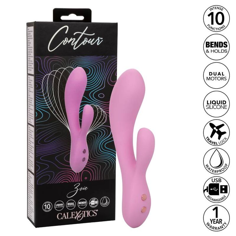 CALEXOTICS - CONTOUR ZOIE G-SPOT VIBRATOR PINK