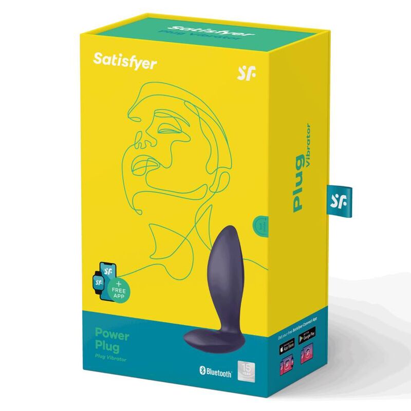 SATISFYER - POWER ANAL PLUG PURPLE