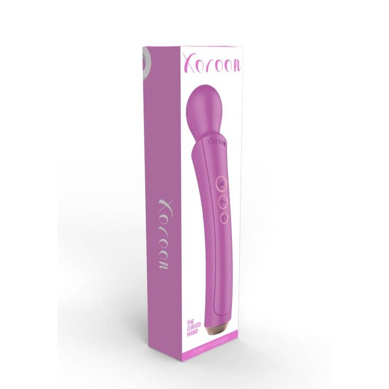 XOCOON - THE CURVED WAND VIBRATOR  FUCHSIA