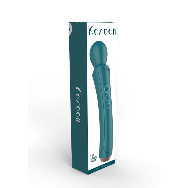 XOCOON - THE CURVED WAND VIBRATOR GREEN