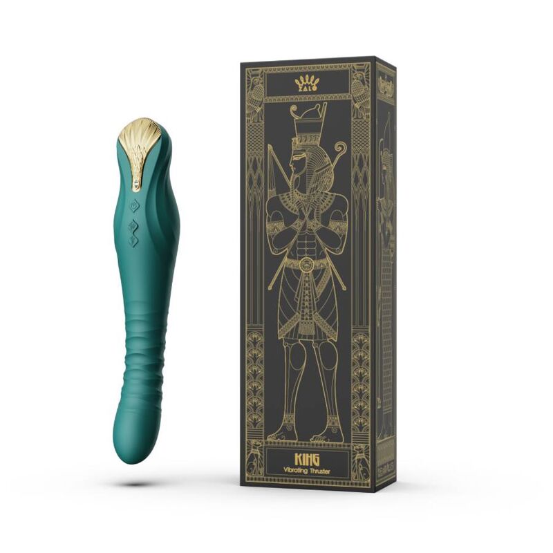 ZALO - KING THRUSTER VIBRATOR GREEN