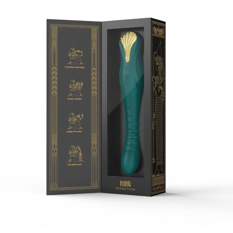 ZALO - KING THRUSTER VIBRATOR GREEN