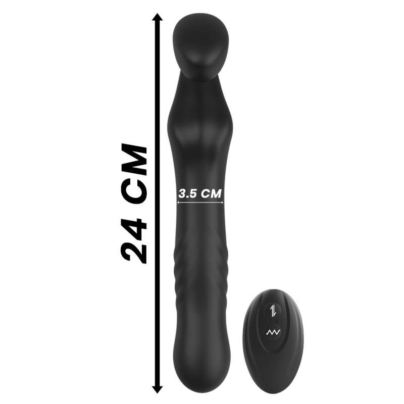 IBIZA - G-SPOT REMOTE CONTROL STRAPLESS VIBRATOR UP & DOWN