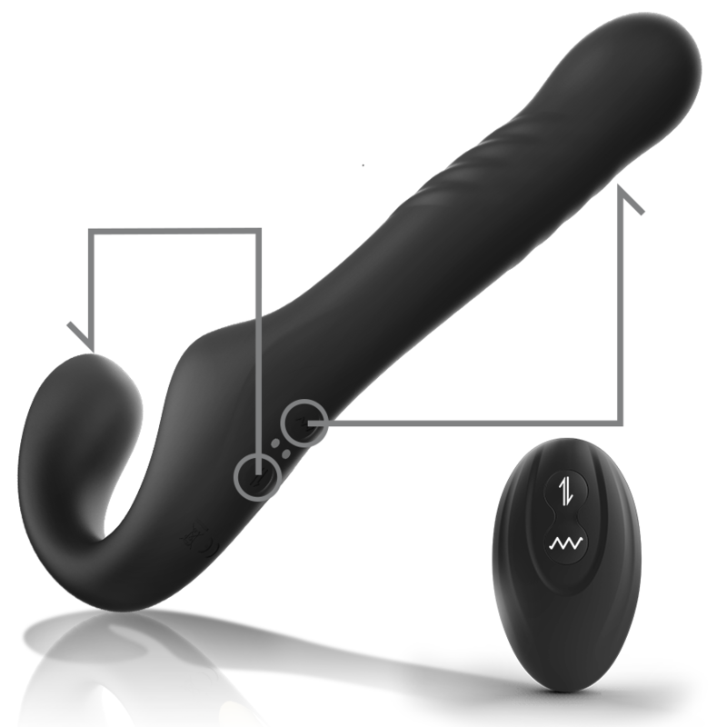 IBIZA - G-SPOT REMOTE CONTROL STRAPLESS VIBRATOR UP & DOWN