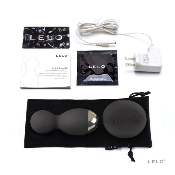 LELO - BADGE HULA KEGEL BALLS BLACK & G-SPOT VIBRATOR