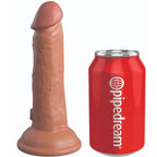 KING COCK - ELITE REALISTIC DILDO  15.2 CM CARAMEL