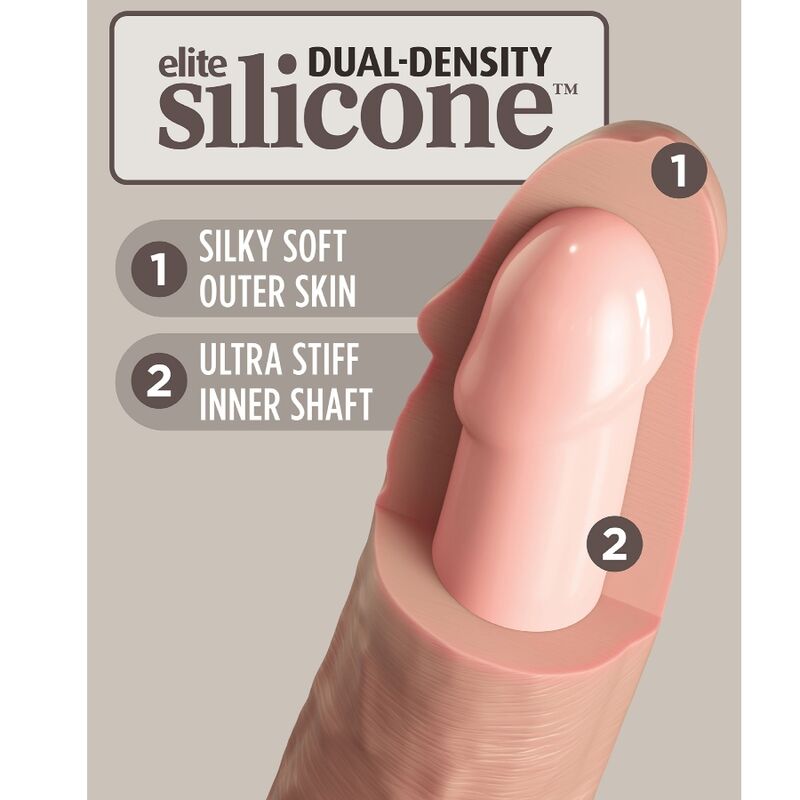 KING COCK - ELITE REALISTIC DILDO 15.2 CM