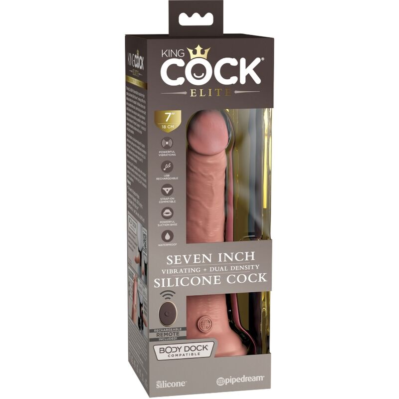 KING COCK - ELITE REALISTIC DILDO 17.8 CM