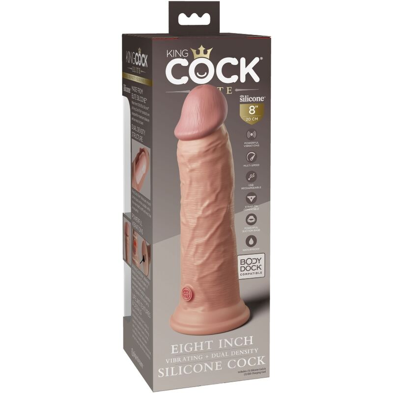KING COCK - ELITE REALISTIC DILDO 20.3 CM