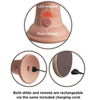 KING COCK - ELITE REALISTIC DILDO VIBRATOR 23 CM