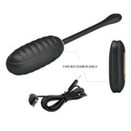 PRETTY LOVE - DOREEN LUXURY VIBRATING EGG BLACK
