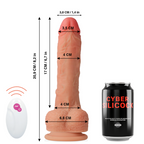 CYBER SILICOCK - REALISTIC DILDO MASTER HUCK 20.9 CM - APP