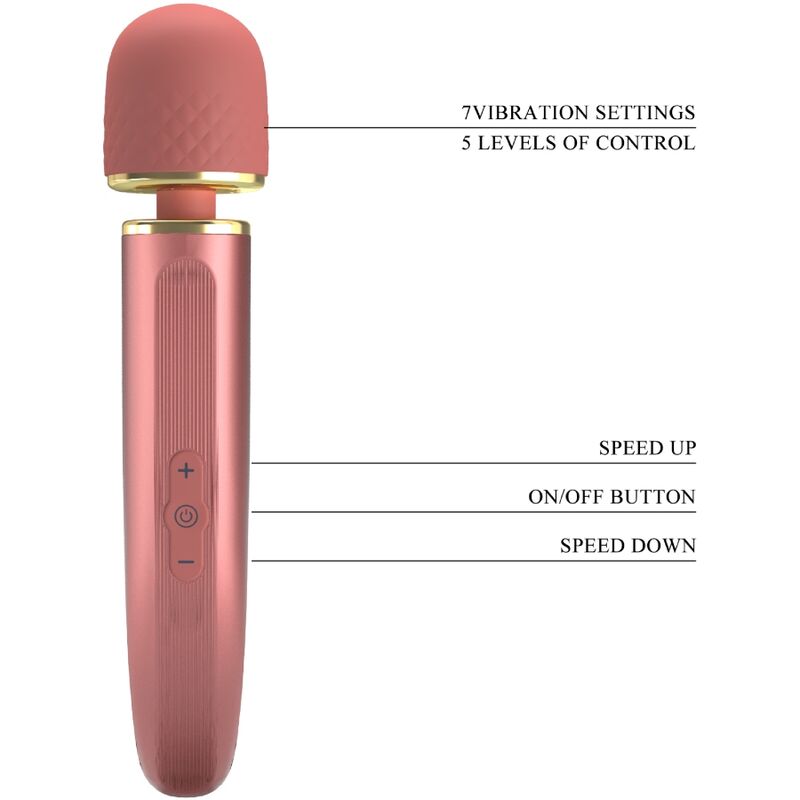 PRETTY LOVE - WAND VIBRATOR  PINK