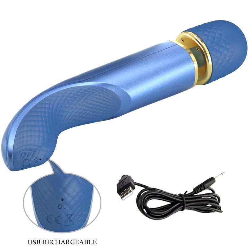 PRETTY LOVE - WAND MASSAGER 7 VIBRATION MODES BLUE