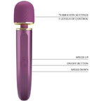 PRETTY LOVE - WAND MASSAGER 7 VIBRATION MODES PURPLE