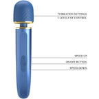 PRETTY LOVE - WAND MASSAGER 7 VIBRATION MODES BLUE