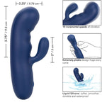 CALEXOTICS - CASHMERE SILK DUO BLUE G-SPOT