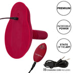 CALEXOTICS - RIDER VIBRATOR DOUBLE MOTOR REMOTE CONTROL RED