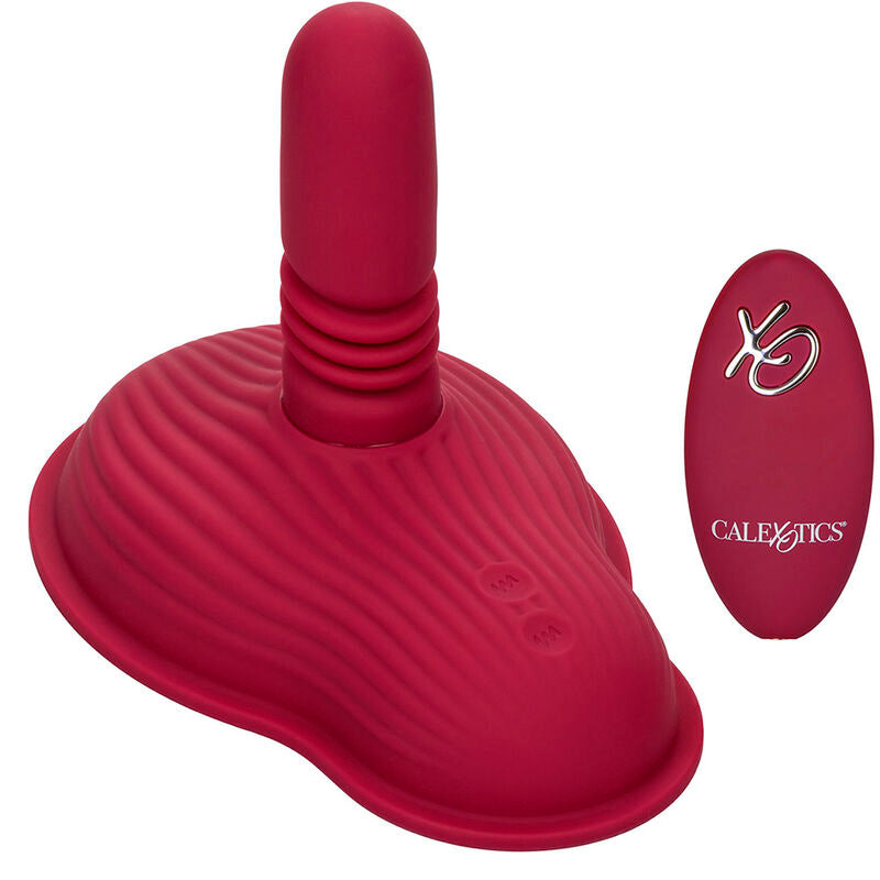 CALEXOTICS - RIDER VIBRATOR DOUBLE MOTOR REMOTE CONTROL RED