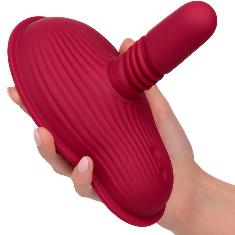 CALEXOTICS - RIDER VIBRATOR DOUBLE MOTOR REMOTE CONTROL RED