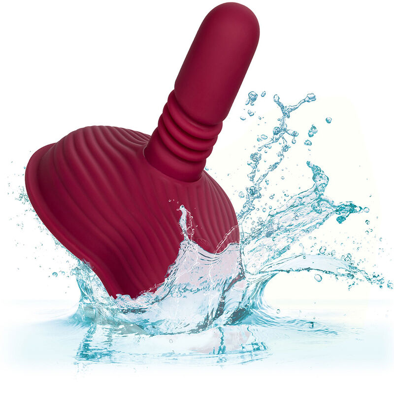 CALEXOTICS - RIDER VIBRATOR DOUBLE MOTOR REMOTE CONTROL RED