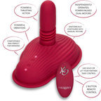 CALEXOTICS - RIDER VIBRATOR DOUBLE MOTOR REMOTE CONTROL RED