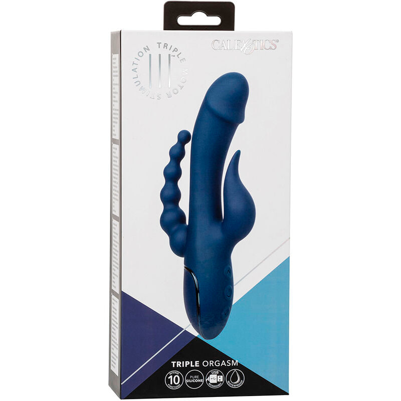 CALEXOTICS - G-SPOT & RABBIT VIBRATOR TRIPLE ORGASM BLUE