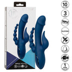 CALEXOTICS - G-SPOT & RABBIT VIBRATOR TRIPLE ORGASM BLUE