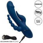 CALEXOTICS - G-SPOT & RABBIT VIBRATOR TRIPLE ORGASM BLUE