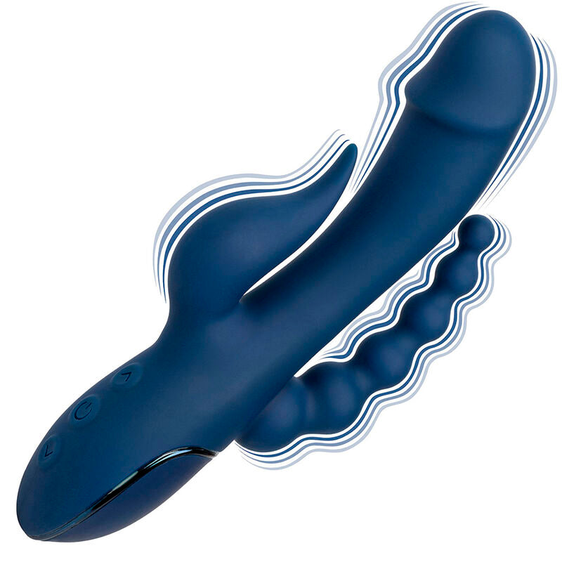CALEXOTICS - G-SPOT & RABBIT VIBRATOR TRIPLE ORGASM BLUE