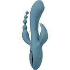 CALEXOTICS - G-SPOT & RABBIT VIBRATOR TRIPLE ECSTASY GREY