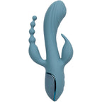 CALEXOTICS - G-SPOT & RABBIT VIBRATOR TRIPLE ECSTASY GREY