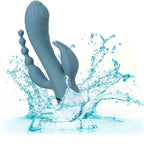 CALEXOTICS - G-SPOT & RABBIT VIBRATOR TRIPLE ECSTASY GREY
