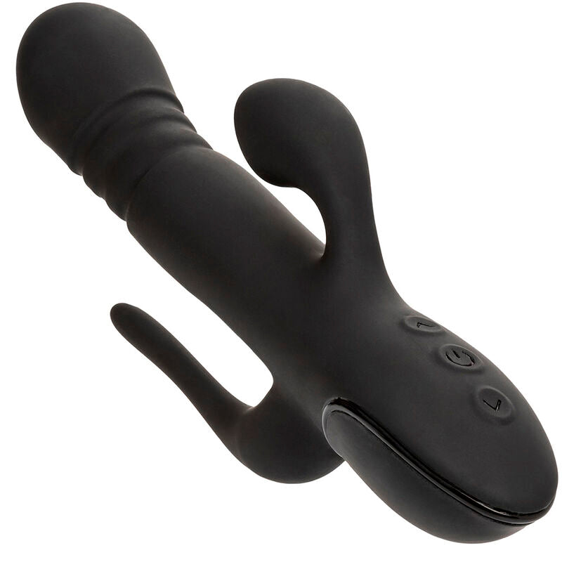 CALEXOTICS - G-SPOT & RABBIT VIBRATOR TRIPLE EUPHORIA BLACK