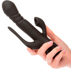 CALEXOTICS - G-SPOT & RABBIT VIBRATOR TRIPLE EUPHORIA BLACK