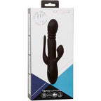 CALEXOTICS - G-SPOT & RABBIT VIBRATOR TRIPLE EUPHORIA BLACK
